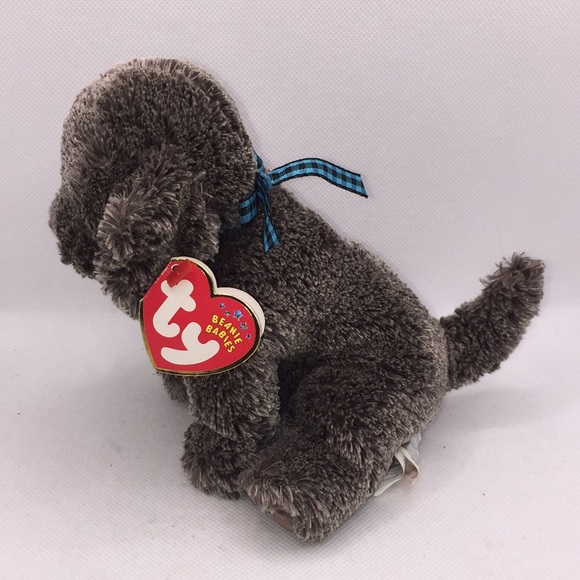 Ty Beanie Babies Frisbee Weimaraner Dog Puppy with Blue Eyes - Picture 2 of 11